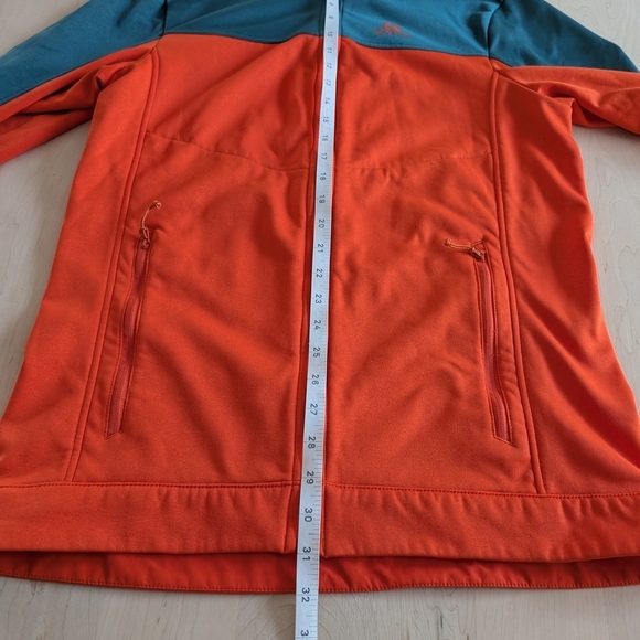 Salomon Performance Jacket Orange Green Lightweight Design - Picture 12 of 13